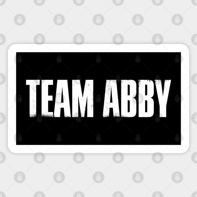 The Last of Us Part II - Team Abby Sticker by Dopamine Creative